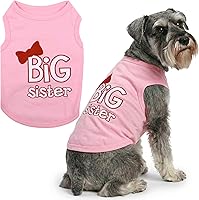 Vista 71 de Parisian Pet - Camiseta para perros y gatos, con texto en inglés Big Sister, 2XS