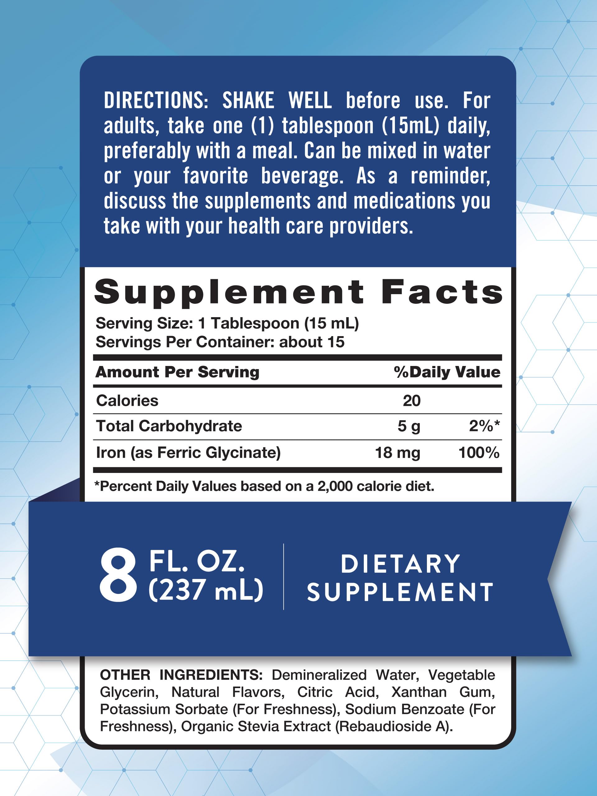 Nature's Truth Liquid Iron Drops Supplement | 18mg | Essential Mineral — Amazon image 2