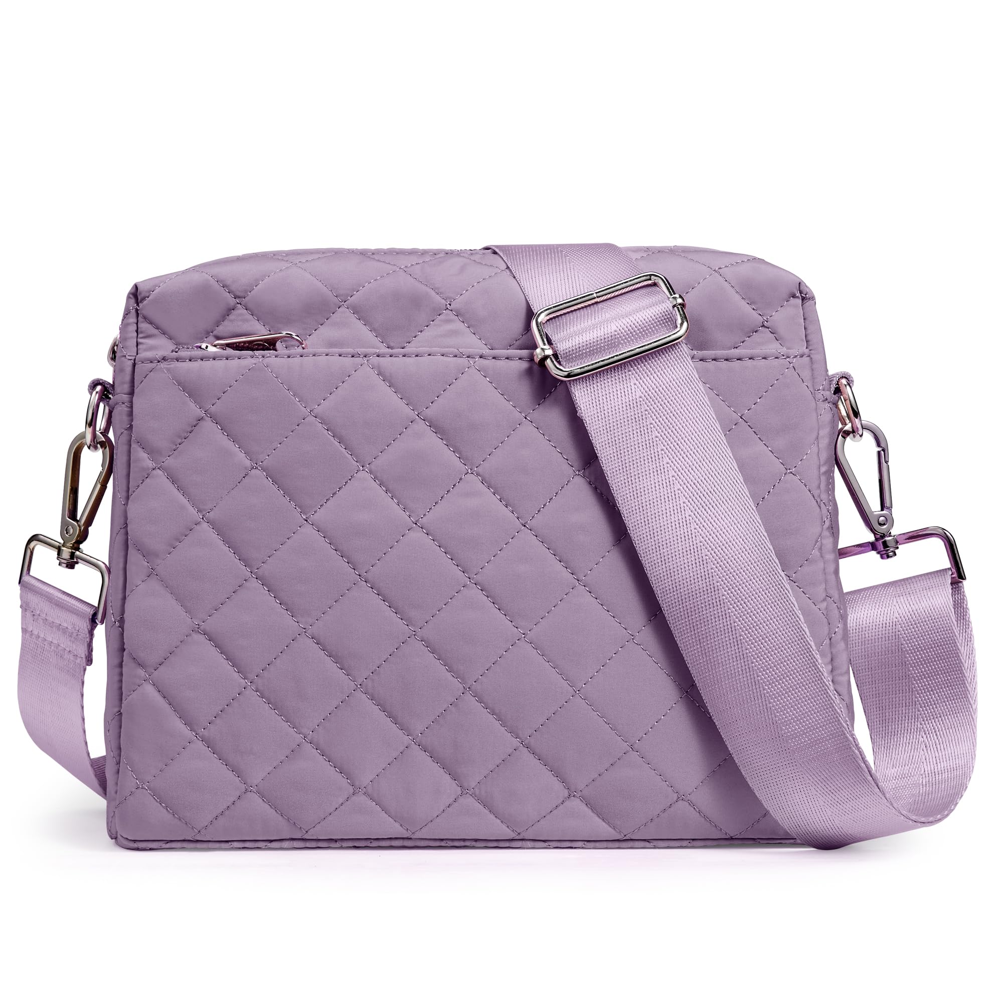 KALIDI FANCY FORESTKALIDI Women's Crossbody Handbags Quilted Crossbody Bags for Women Ladies Lightweight Puffer Shoulder Purse with Wide Strap