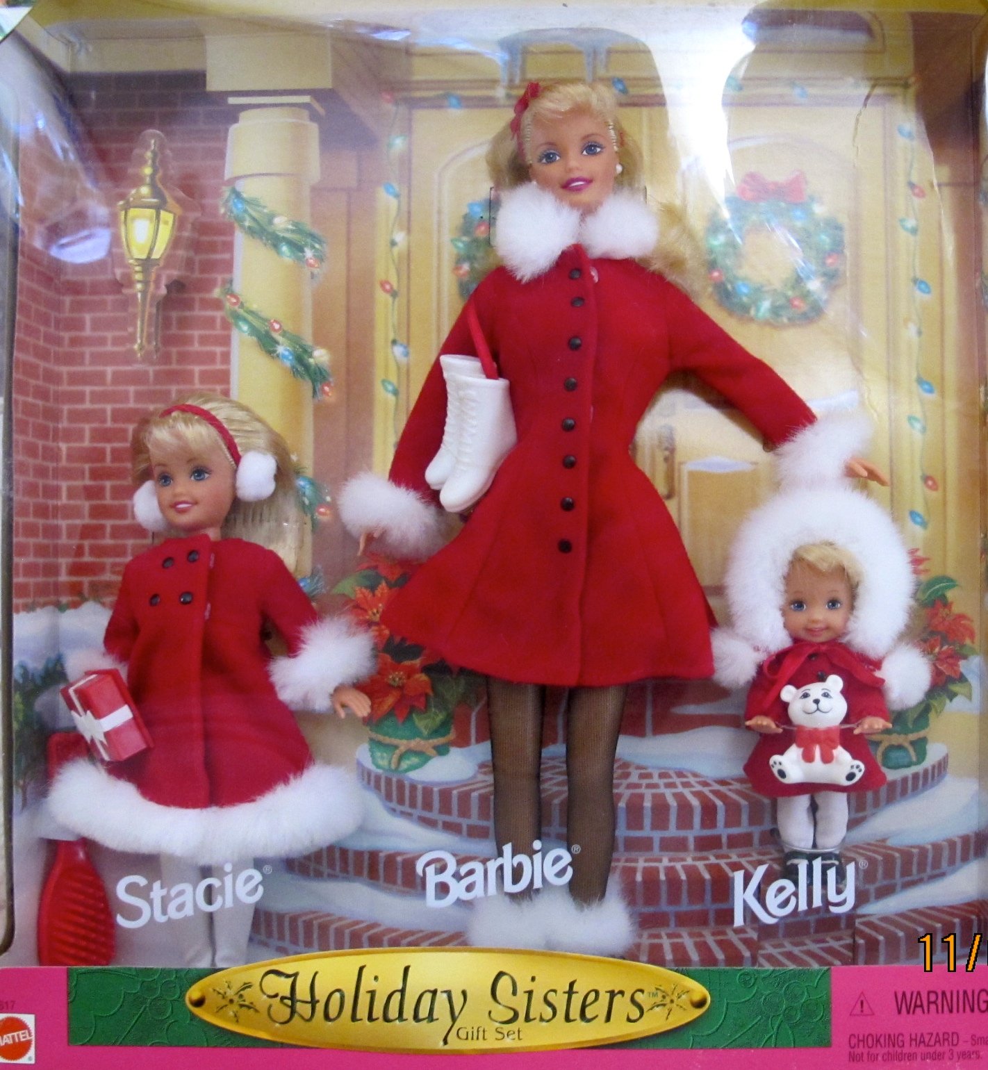 Buy Barbie HOLIDAY SISTERS Gift Set w STACIE Doll, BARBIE & KELLY DOLLS