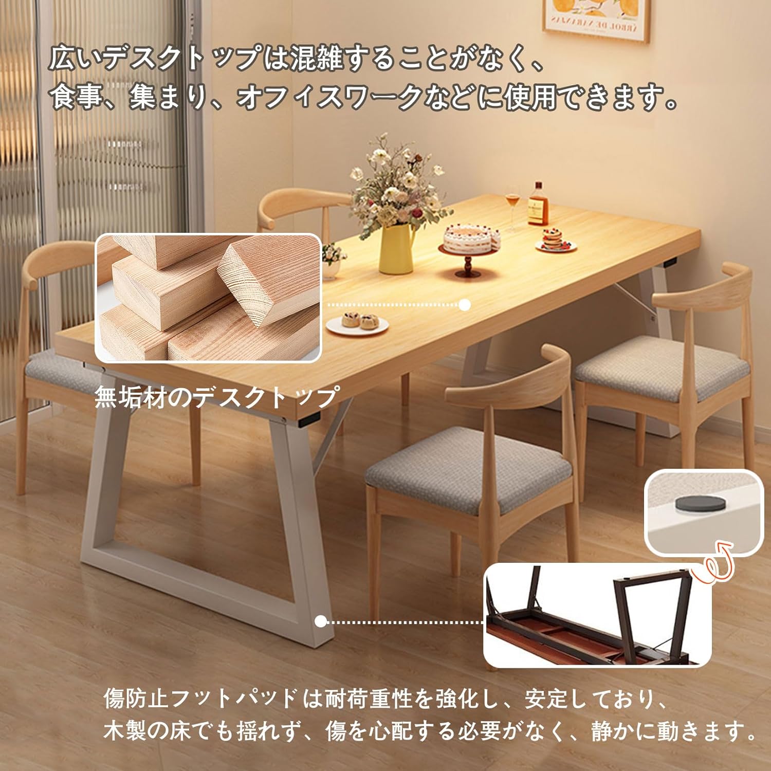 yurstcggh モダンデコ ダイニングセット カフェテーブル ハイ