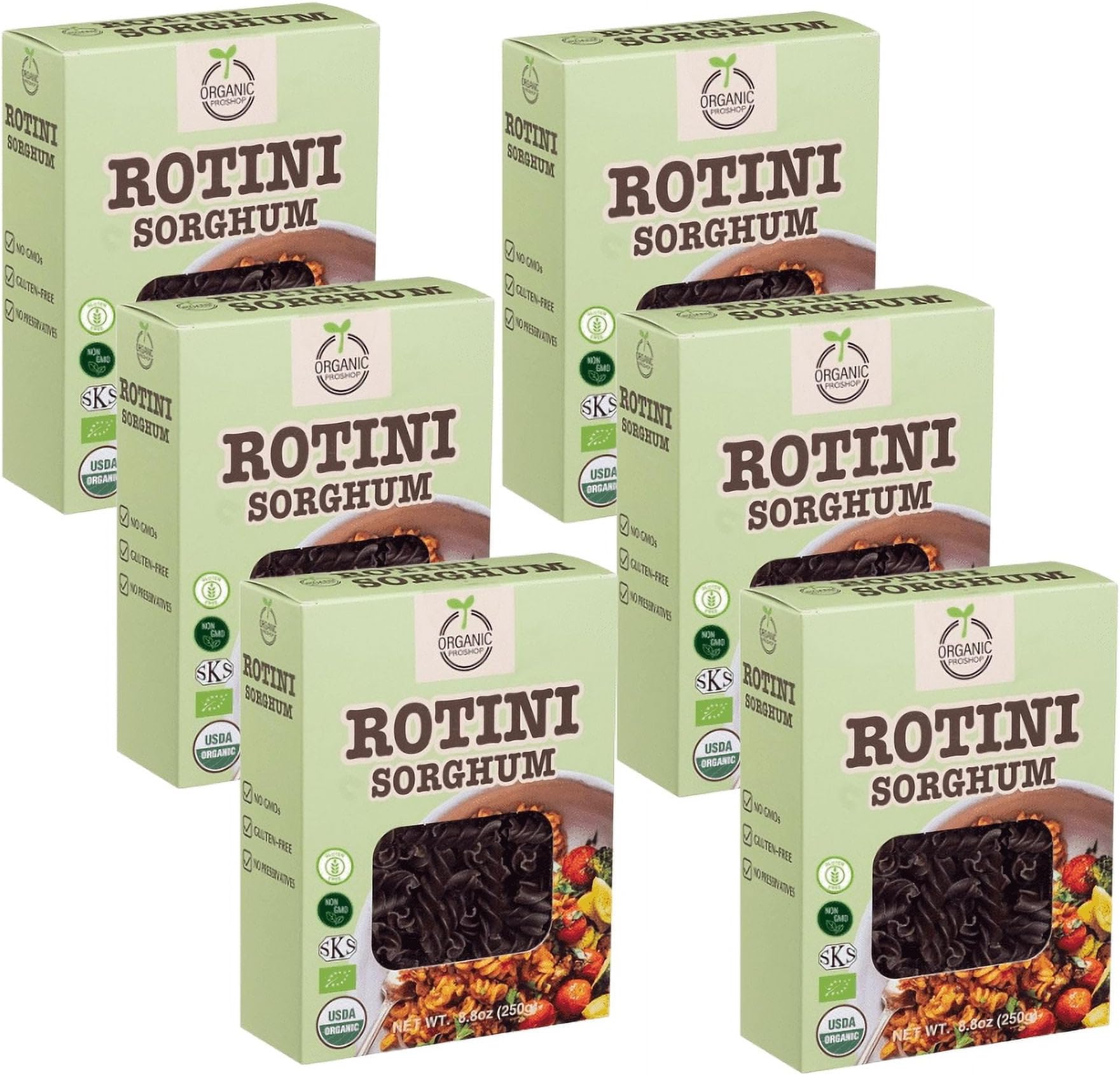 Organic Sorghum Rotini (6 Pack)