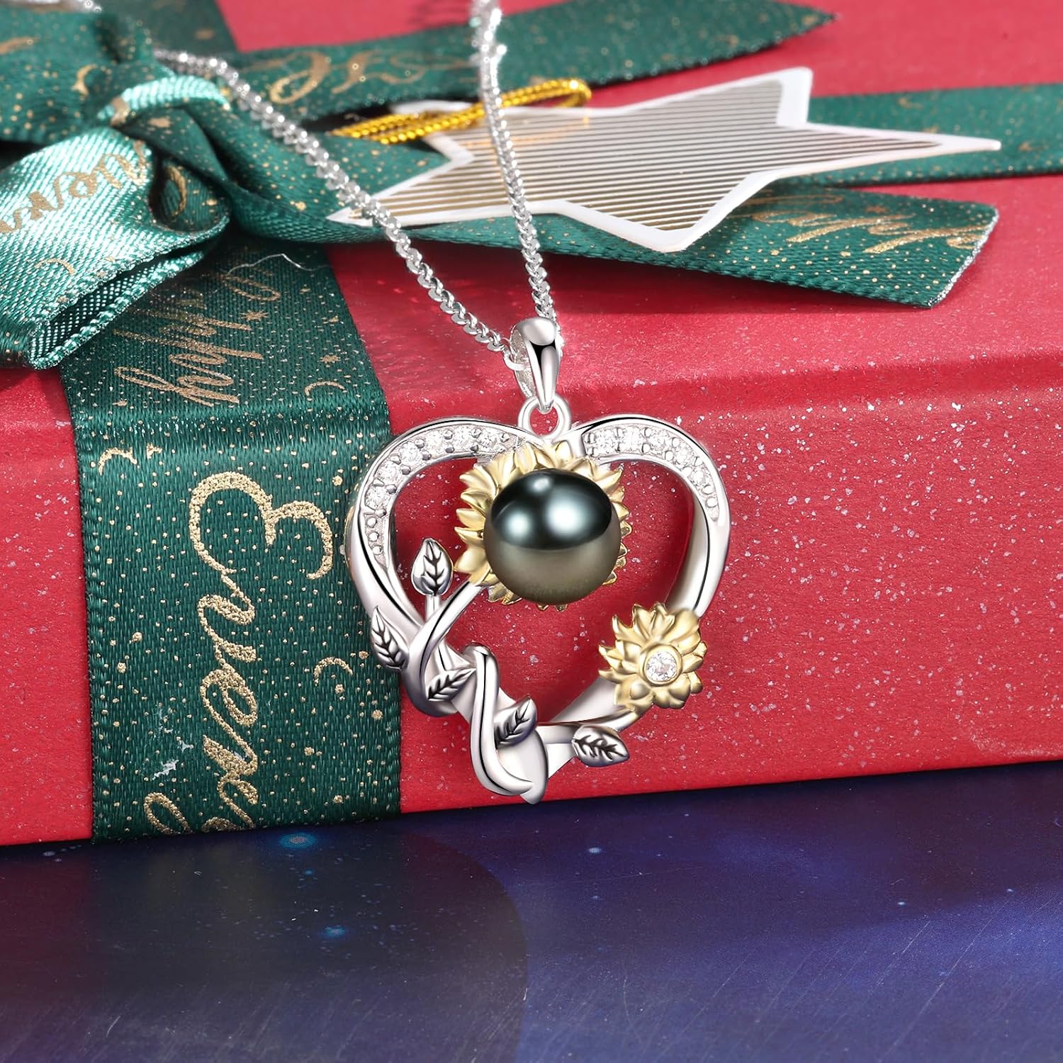 NONNYL Pearl Necklaces for Women - Wedding &, Mom & Wife Jewelry Gifts for Birthday, Christmas, Mothers Day & Valentine's Day