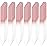Honoson 24 Pcs Crystal Glass Nail Files Czech Glass Fingernail Files Professional Manicure Tool for Natural Nails, Gradient Rainbow Color Buffer Nail Care for Salon Gift, 9 x 1 x 0.3 cm(Rose Gold)
