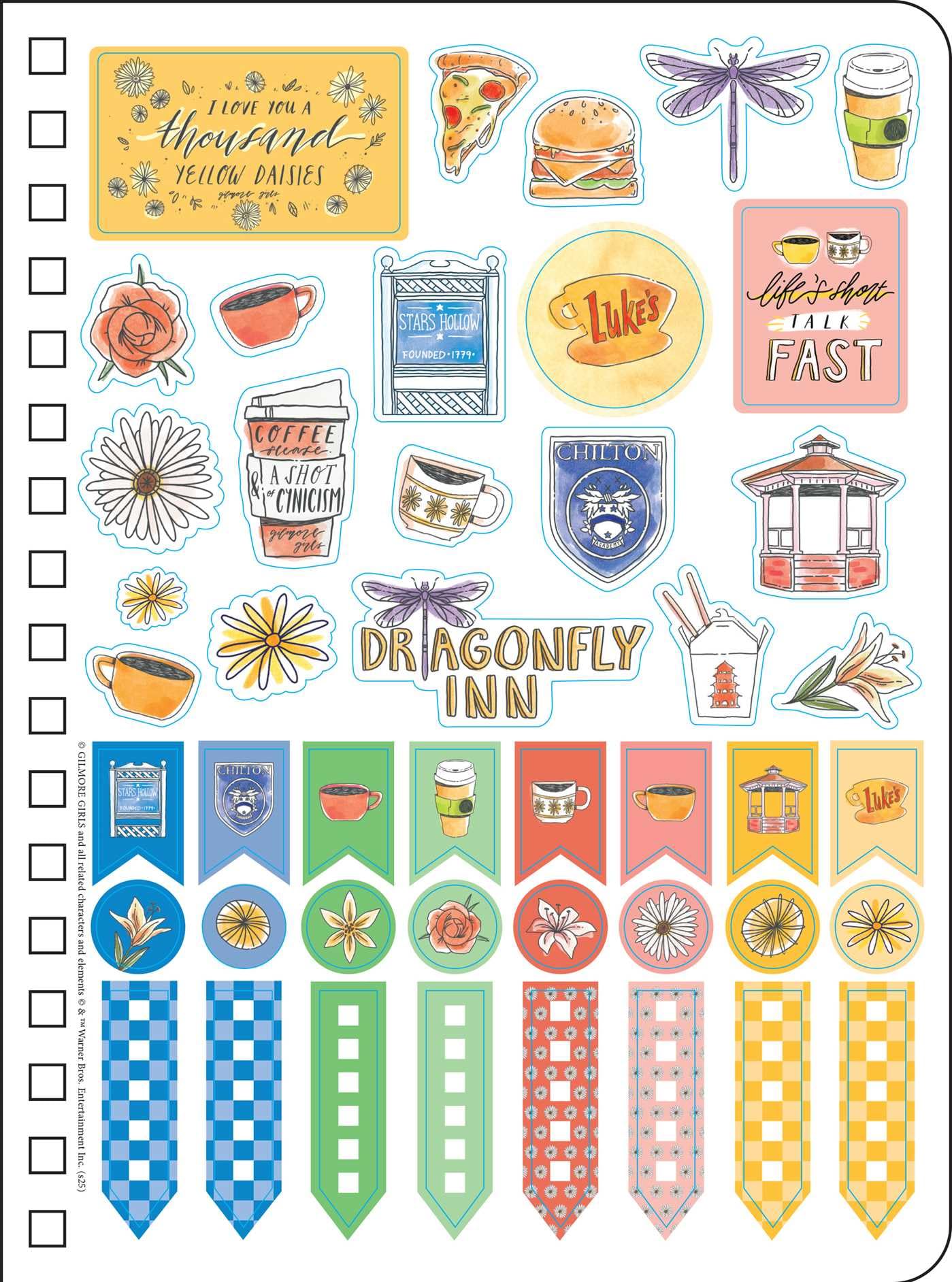 2026 Gilmore Girls 13-Month Weekly Planner
