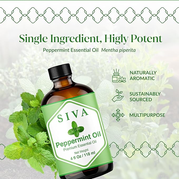 Aceite Esencial de Menta Siva - 118 ml - 100% Natural miniatura 3
