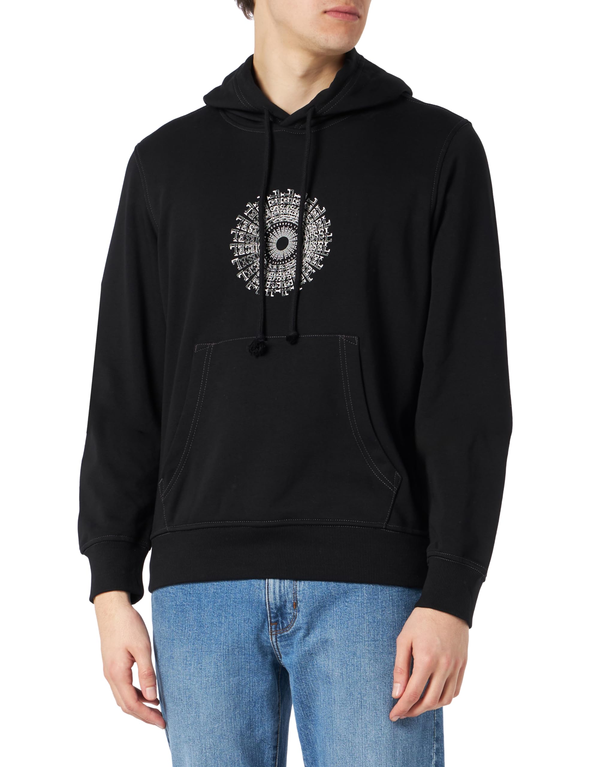 Diesel S-ginn-hood-k38 Felpa Sudadera Hombre
