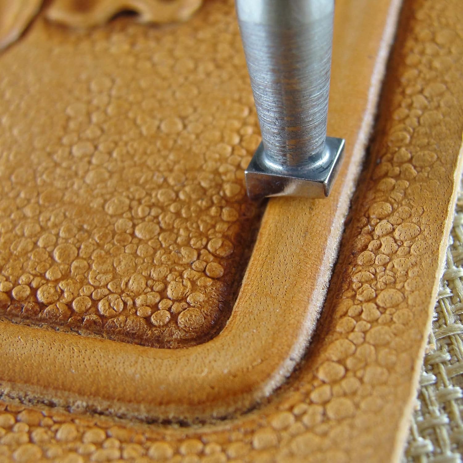 Back Beveler Leather Stamps, Set of 3 Leathercraft Tools, Stainless Steel Stamping Tools, Zhong Jiang