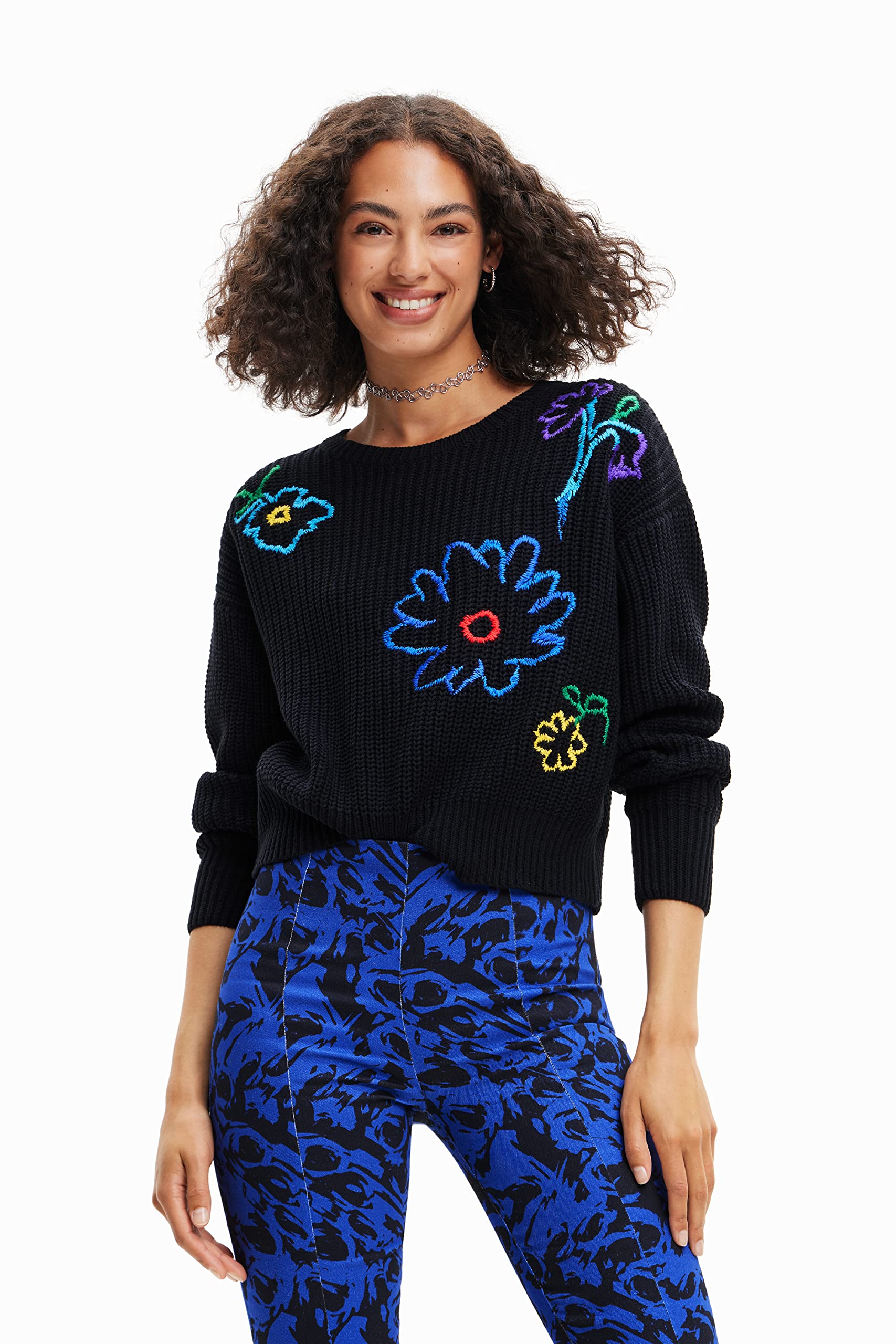 Desigual Women's Sweatshirt, black, X-Small