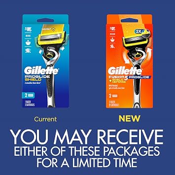 Gillette ProGlide Shield Erkek 1 Jilet Sapı + 2 Bıçak Dolumu