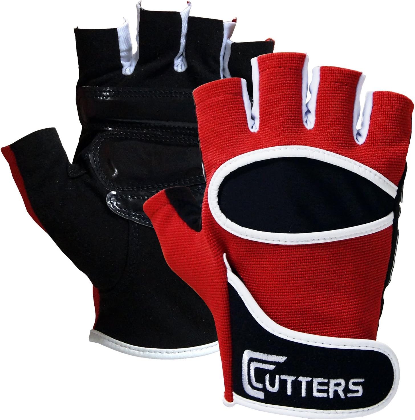Cutters CG10480-00200-XL Rev Pro 5.0 Receiver Gloves LE Black/White Lux XL
