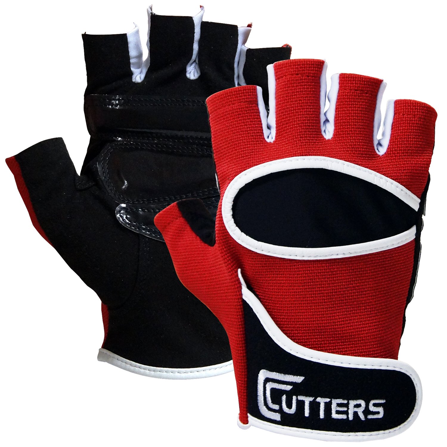 Cutters CG10480-00200-XL Rev Pro 5.0 Receiver Gloves LE Black/White Lux XL