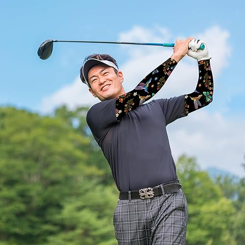 Miniatura 5 de Mangas de jardín para mujer, estilo bohemio, con agujeros para el pulgar, protección solar UV, mangas para los brazos para mujer