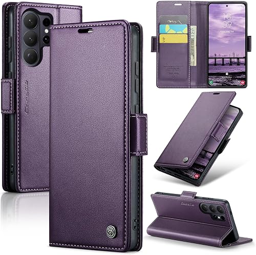 Taneny Wallet Case for Samsung Galaxy S26 Ultra, PU Leather Magnetic Flip Case w