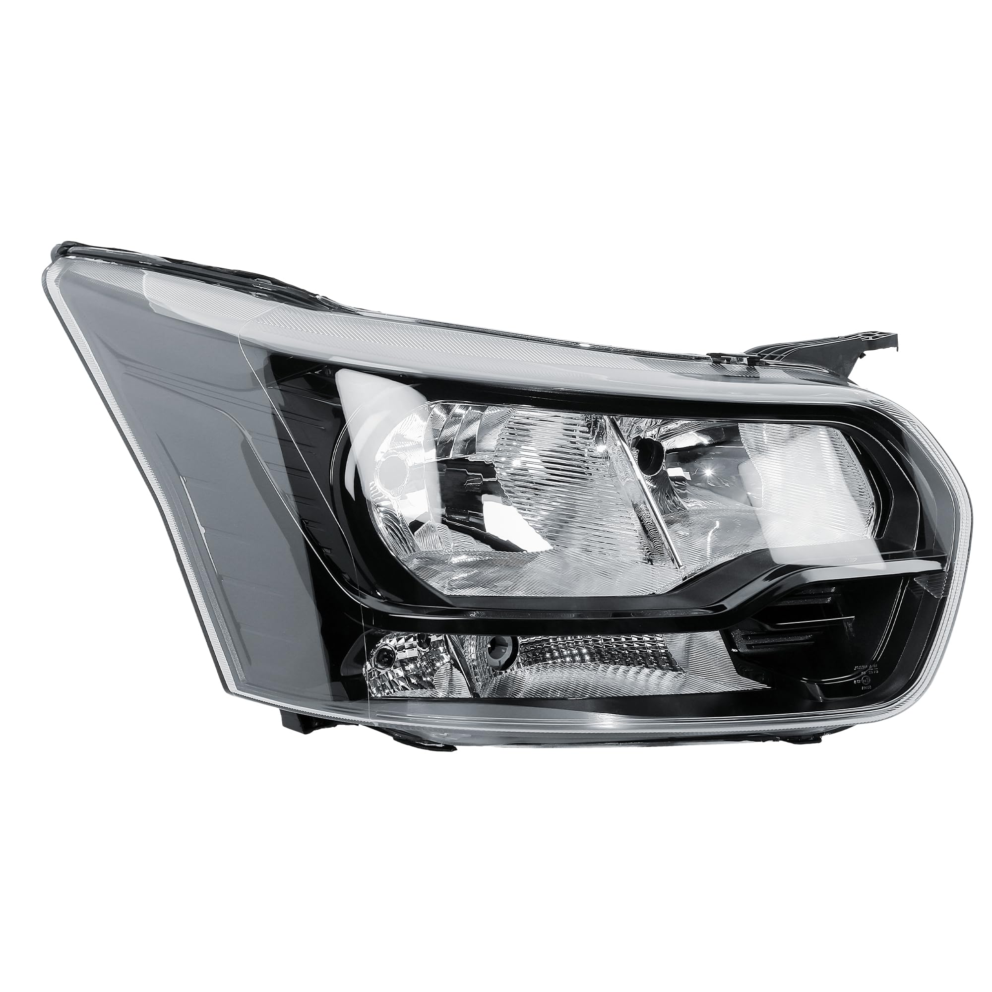 Faros delanteros negros derechos con motor para Ford Transit V363 2014-2025