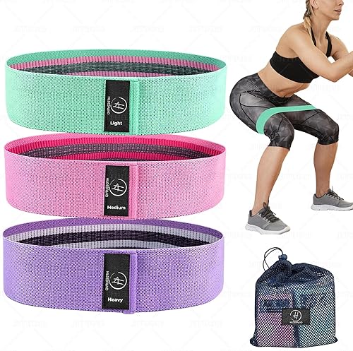 Hildebrand Bandas de resistencia 3 bandas de resistencia para entrenar Bandas de ejercicio multiusos para abdominales, glúteos, caderas, piernas
