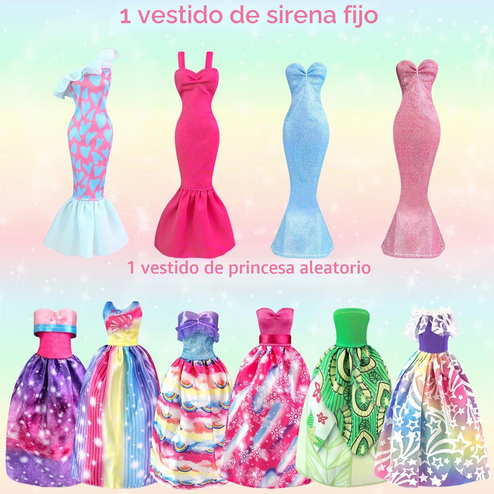 82PCS Ropa y Accesorios para Muñecas con Armario para 11.5 Pulgadas muñeca - Juego de Muñecas de Diseño de Moda Que Incluye Vestido de Muñeca Tops y Pantalones Perchas Bolsas para Niñas