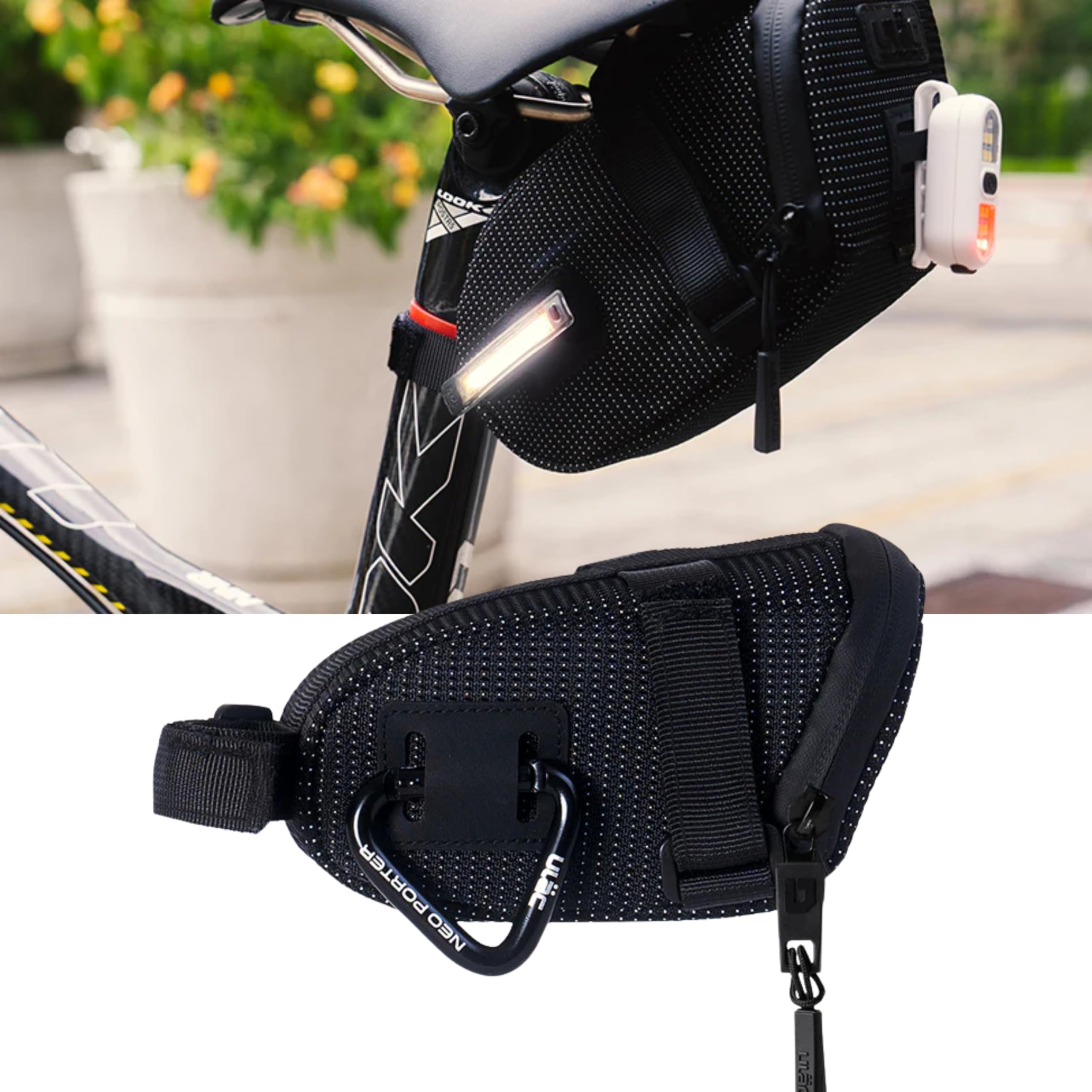 ULAC Neo Porter RADTAIL Sacoche de Selle de vélo Noir 0,6 l