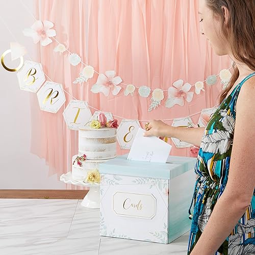 Miniatura 10 de Kate Aspen Caja de madera rústica marrón para regalotarjeta de boda, caja de dinero, decoración de boda de granja para recepción, también perfecta