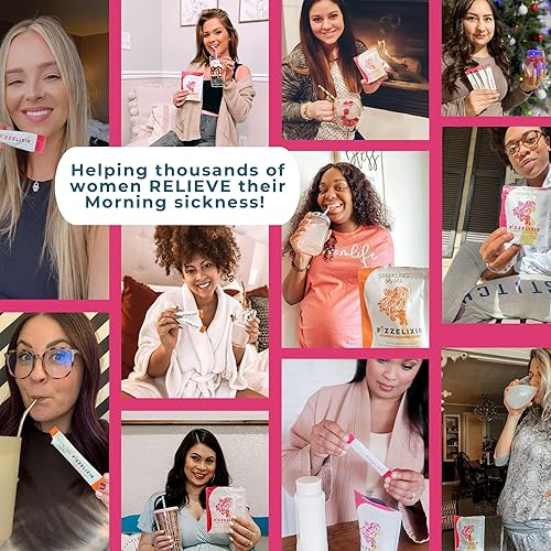 Miniatura 4 de Hecho en Estados Unidos. Mezcla de bebida efervescente que asienta el estómago ideal para el embarazo, especialmente el primer trimestre (vitamina