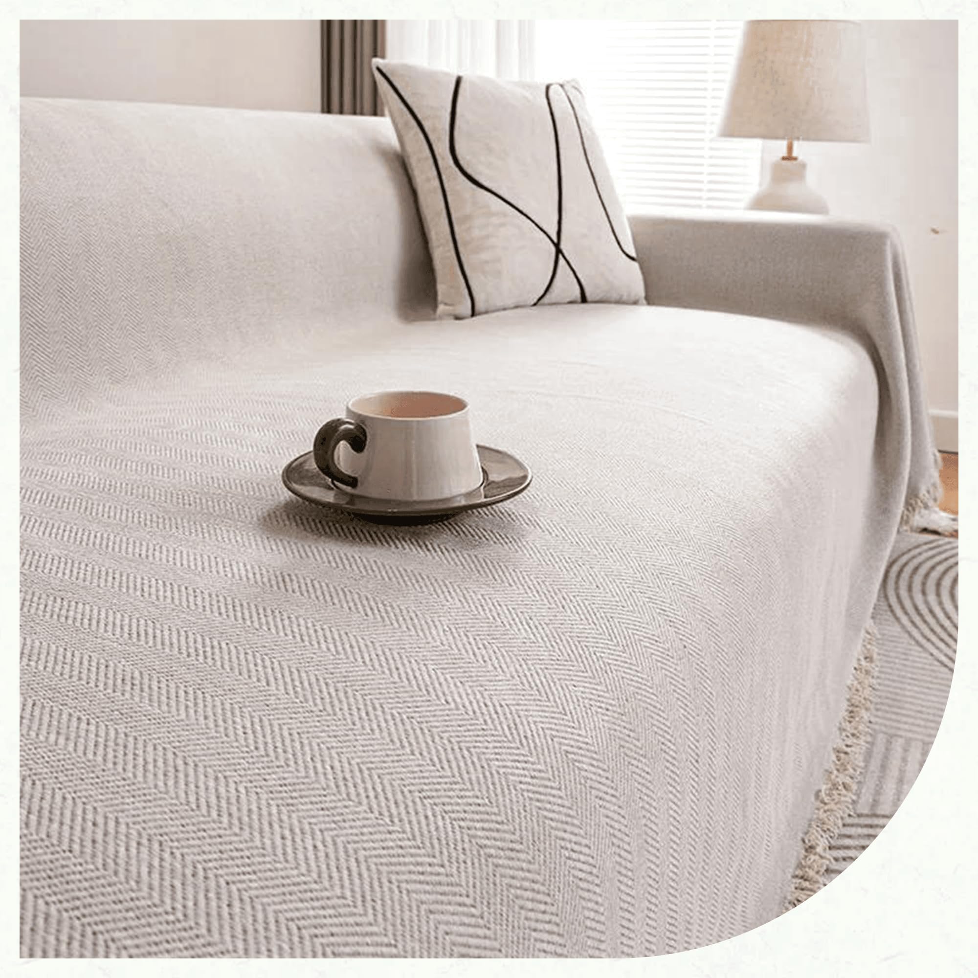 Amazon.co.jp: マルチカバー ソファカバー 180 x 225 cm 防塵キズ防止