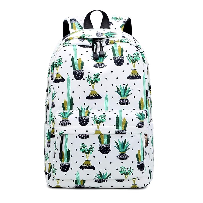 Teen Girls Cute Kids School Bag Cactus 