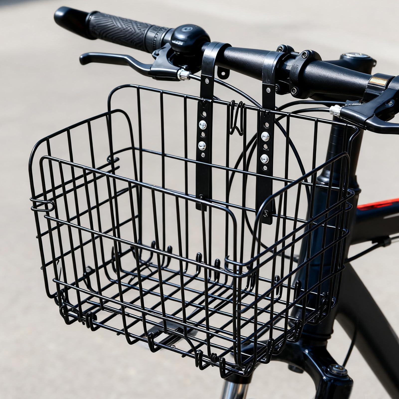 Koszyk rowerowy z przodu, duży, składany kosz do przechowywania, do roweru górskiego, mocowania na kierownicy, do jazdy samochodem, dla mężczyzn, kobiet, dorosłych