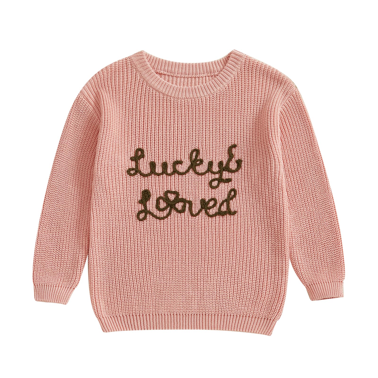LSFYSZD Toddler Baby Girls Boys Halloween Pumpkin Sweaters Long Sleeve Crew Neck Winter Warm Knitwear Pullover Jumpers Top — view 56