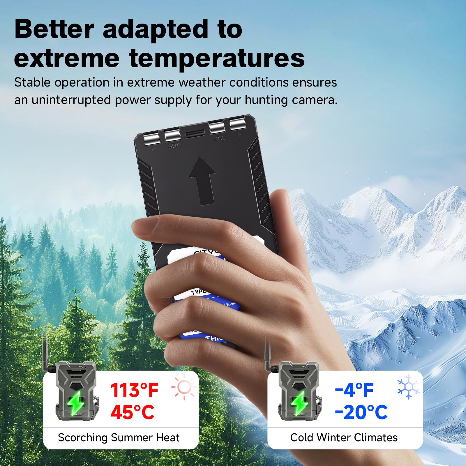 CITYORK Batería recargable LIT-22 Pro de 8500 mAh para cámara de caza LIT-22 Pro Spypoint Flex-M/Flex-S/Flex-G36/Flex-Plus Trail Camera Batería con indicador de carga LED y USB Tipo C (2 unidades)