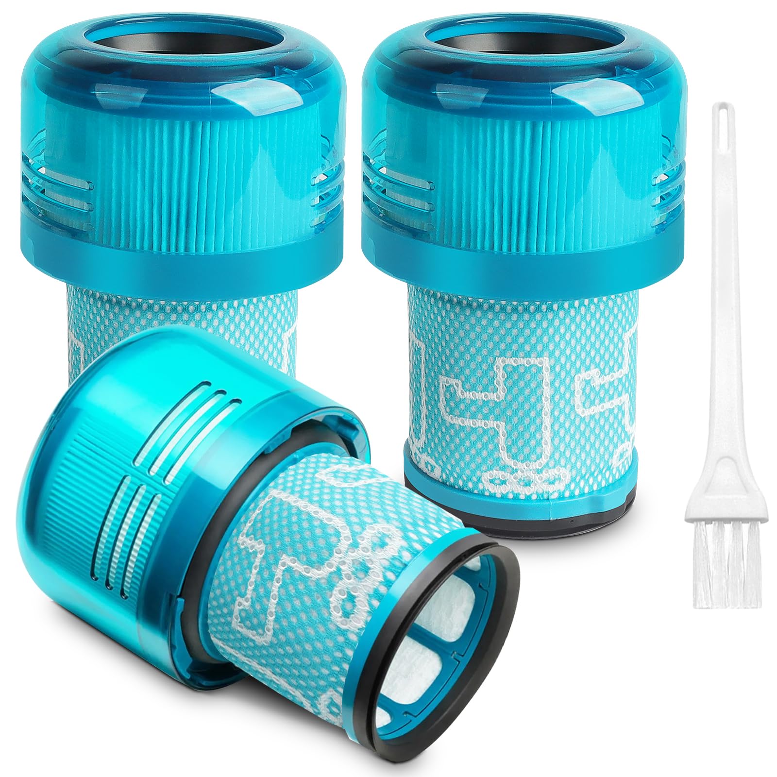 QUPERR Pack of 3 Filters for Dyson V12, HEPA Filter, Replacement Filter