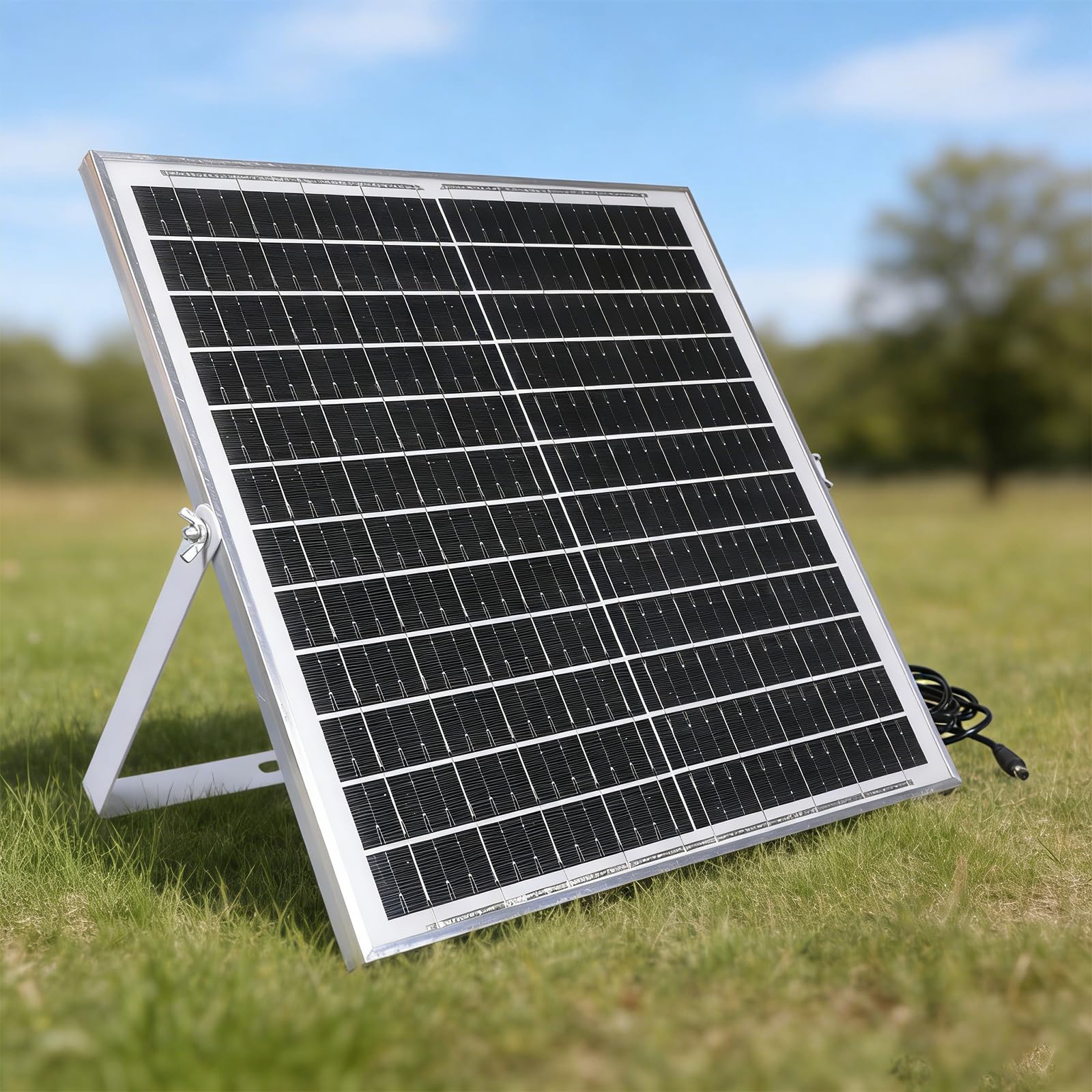 Monokrystaliczne panele słoneczne 12 V, 20 W, do kamer bezpieczeństwa i przenośnych wentylatorów, przenośnych paneli solarnych