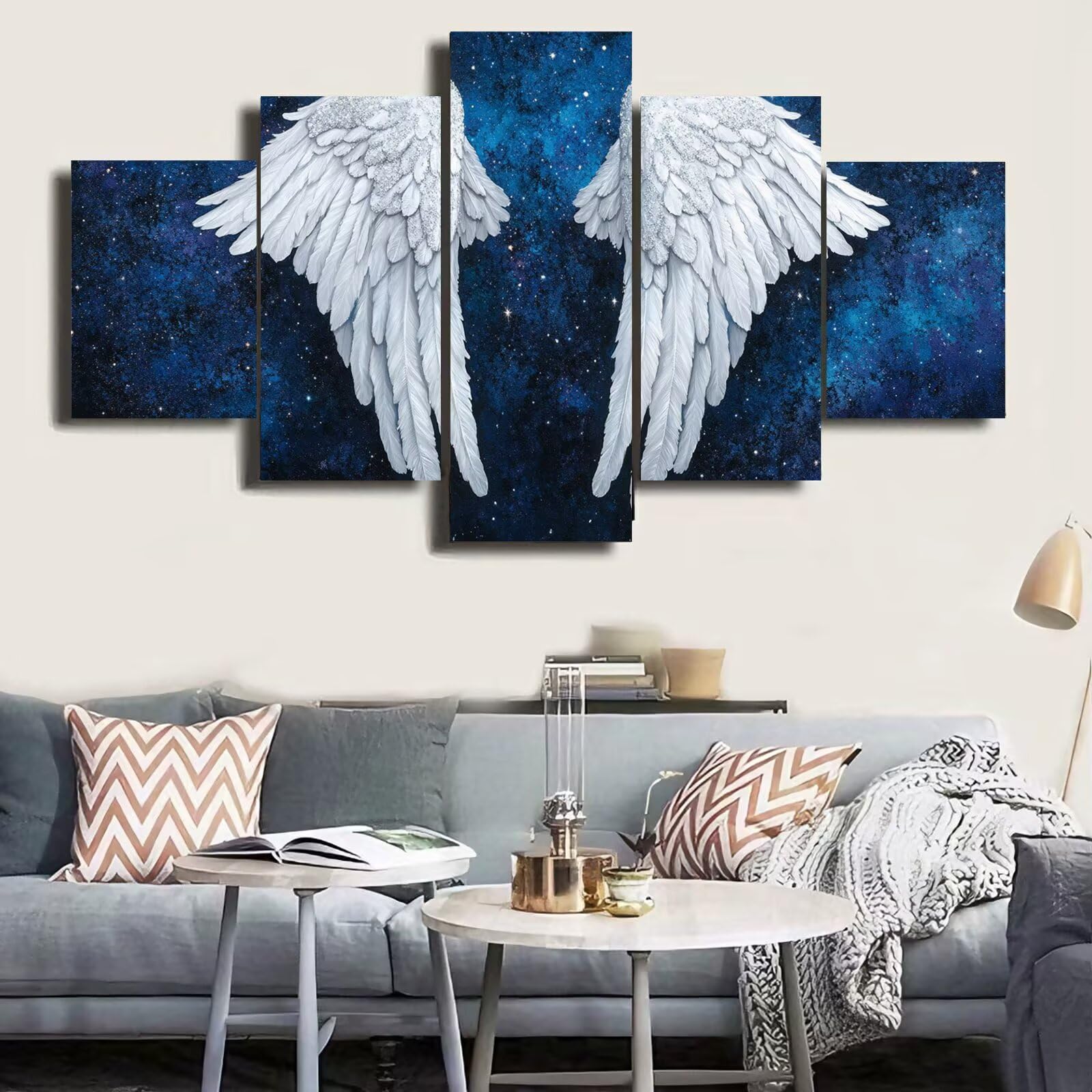 Diamentowe skrzydło 5D, zestawy do malowania diamentami dla dorosłych, 5 sztuk, do malowania po numerach, dla dorosłych, anioł, 6, haft krzyżykowy, materiały plastyczne do dekoracji pokoju, prezenty