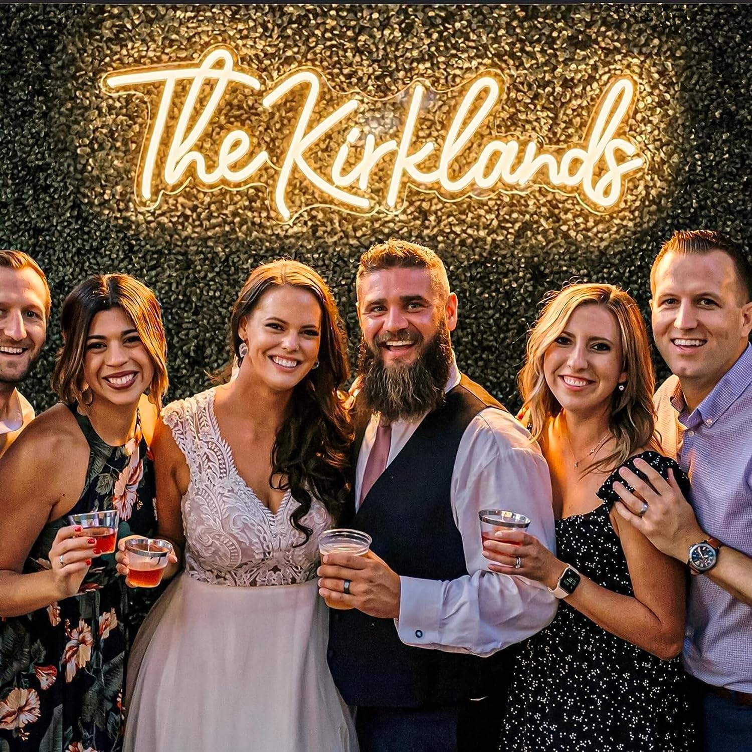 Custom Neon Signs, Personalised Large Led Neon Lights Sign Customizable for Wall Decor Wedding Birthday Party Bedroom Bar Shop Name Logo Lights (Custom Neon Signs)