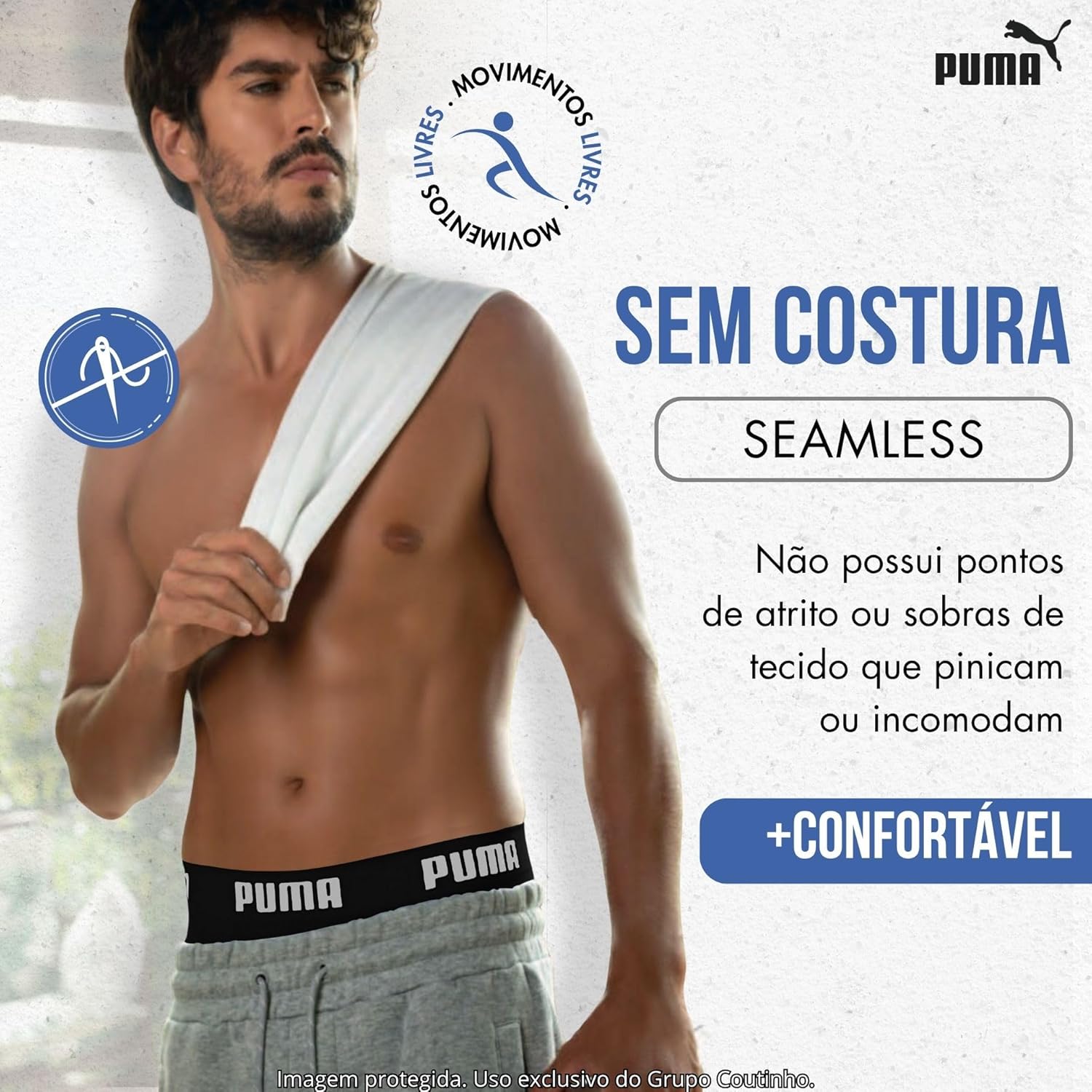 Kit 2 Cuecas Boxer Puma Sem Costura Poliamida Sport Dry Fit em promoção! Veja a oferta e mais achadinhos de Moda íntima 4 Hoje é o melhor dia para comprar Kit 2 Cuecas Boxer Puma Sem Costura Poliamida Sport Dry Fit com aquele preço maroto! Promoção! Aproveite a oferta! 4