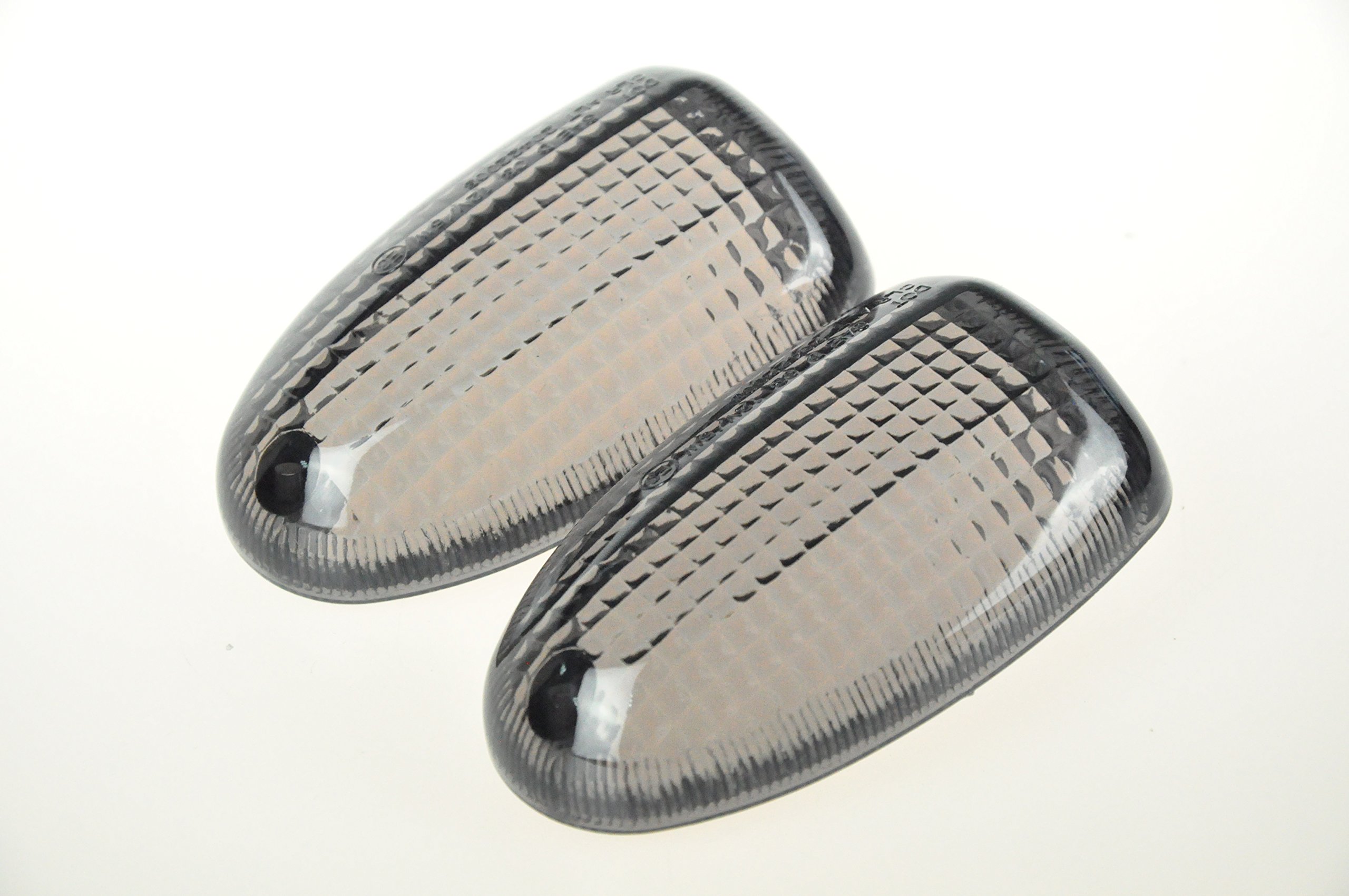 Caches Clignotants Arrière Fumés Noirs Pour BMW R1100R (1993-2000) - Paire G&D Neuf