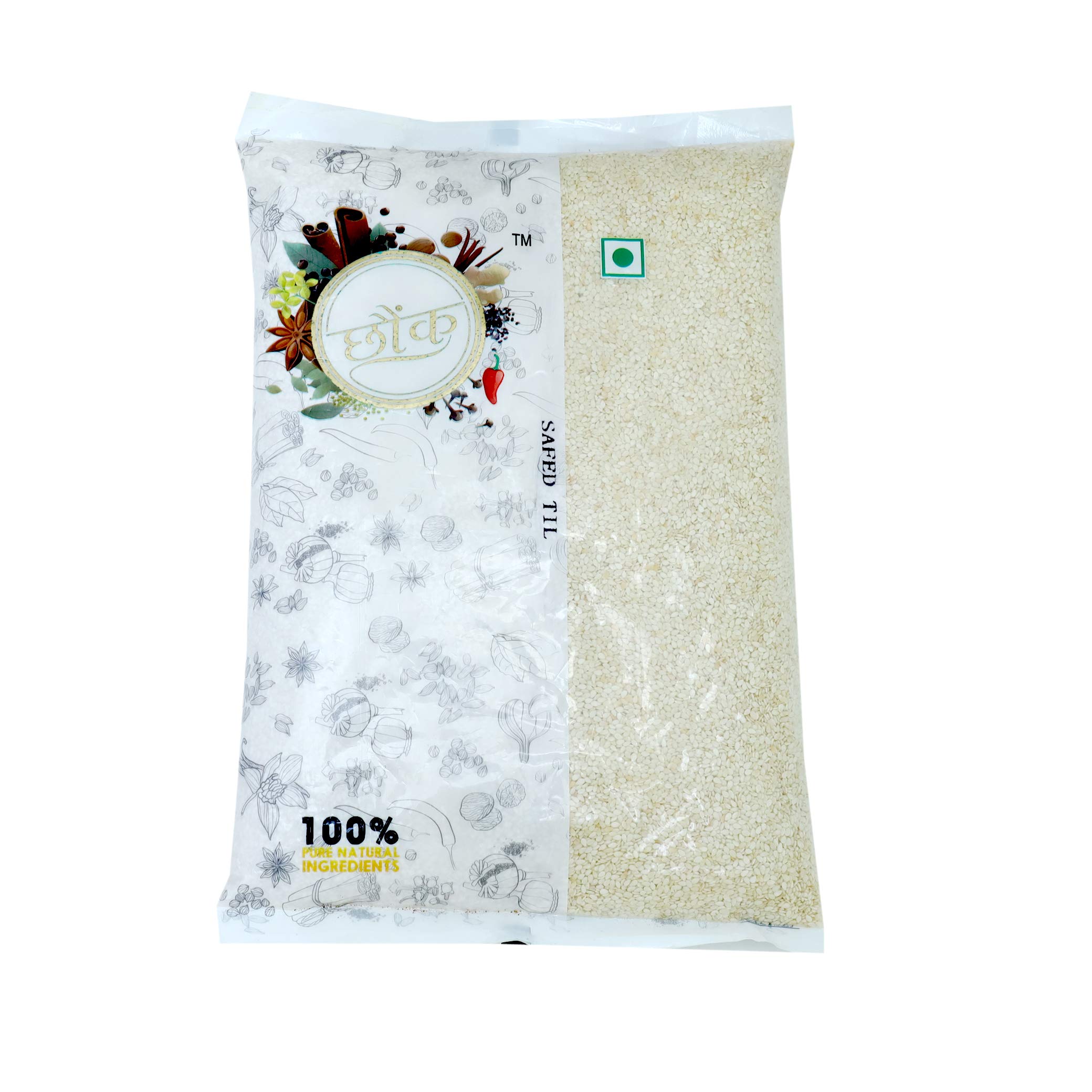 Chounk White Sesame Seeds - 1Kg | Whole White Til | Safed Tal | Natural and Fresh Till | Extra Sortex Clean (B08CK5H2YC) Amazon Price History, Amazon Price Tracker