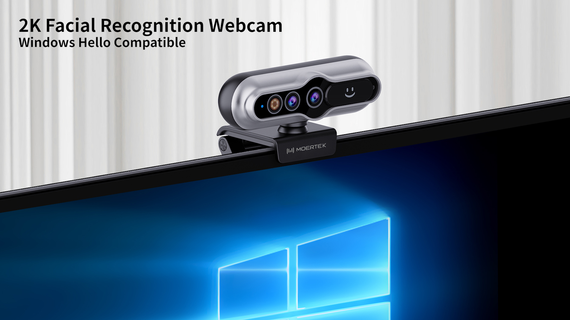 MOERTEK 2K ウェブカメラ Windows Hello 顔認識 Amazon.co.jp: 2K PCウェブカメラ、ノイズキャンセリングマイク