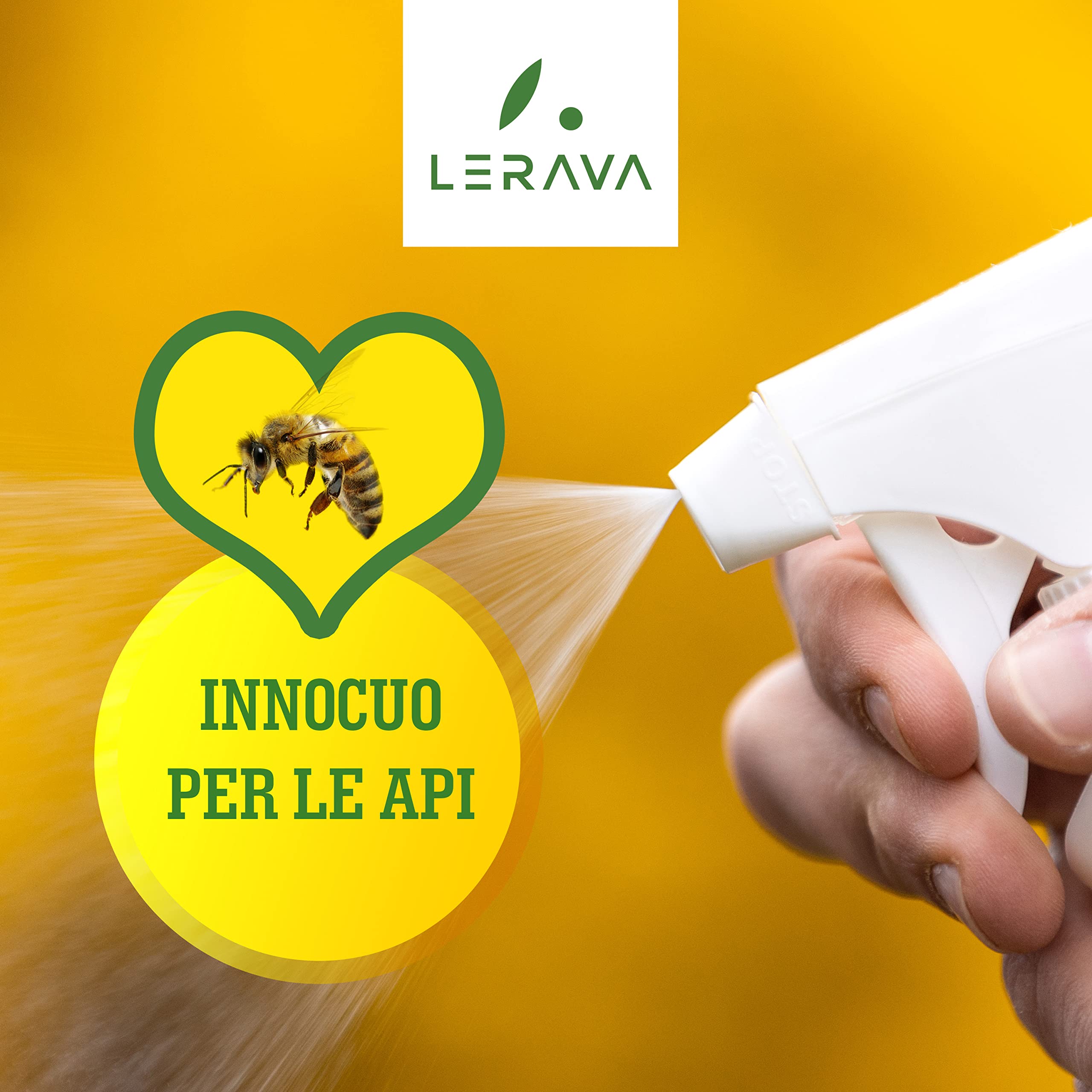 LERAVA® olej neem dla roślin - Gotowy do użycia spray owadobójczy - 100% bio-roślinny olej neem - Hamuje rozwój larw - olej neem 700ml