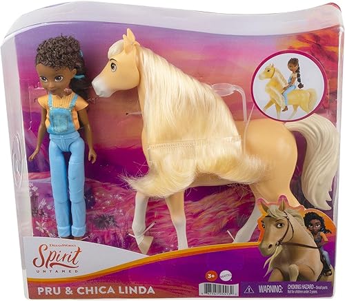 Miniatura 7 de Mattel - Muñeca Espíritu y Caballo PRU y Chica Linda