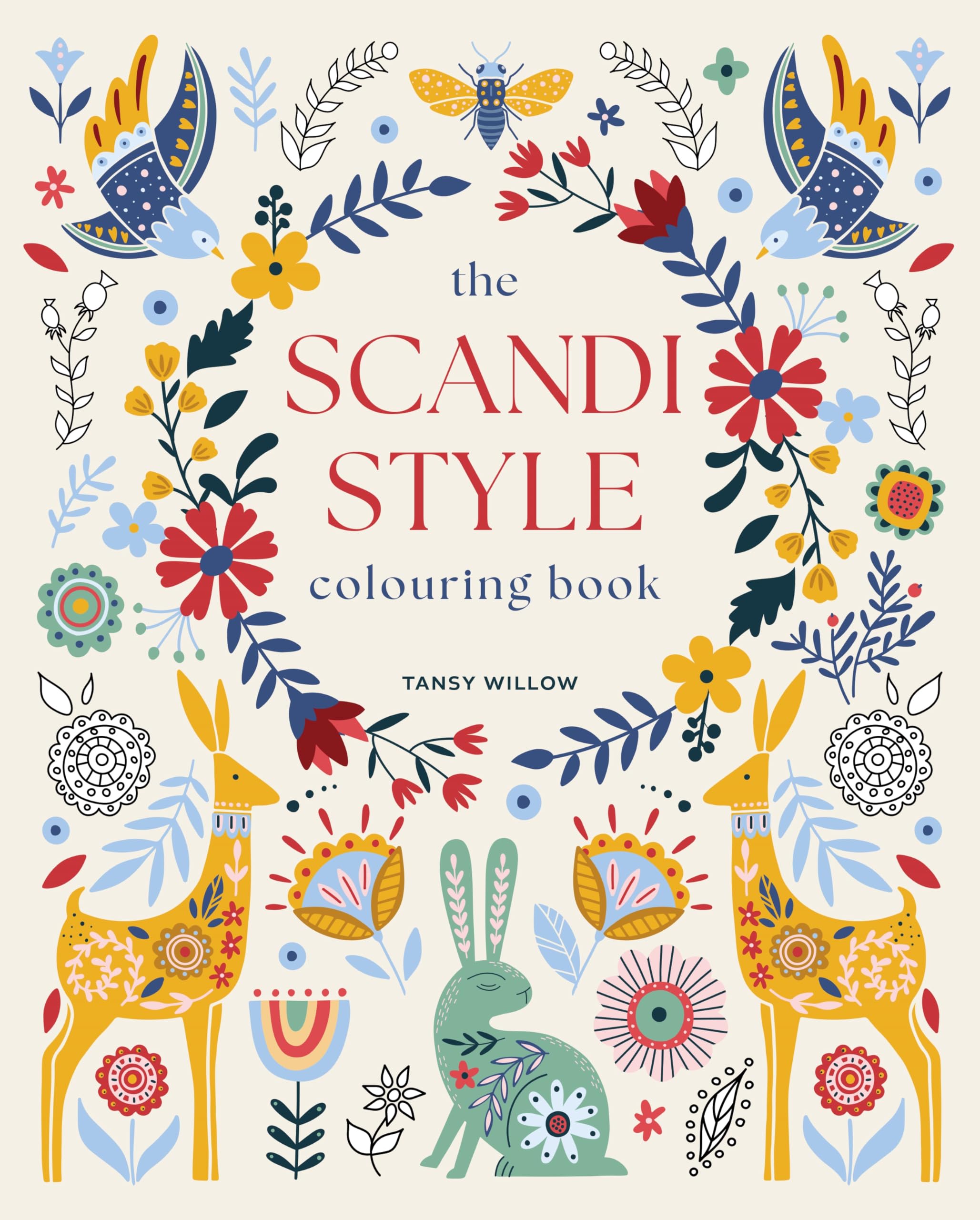 Tansy Willow The Scandi Style Colouring Book Paperback