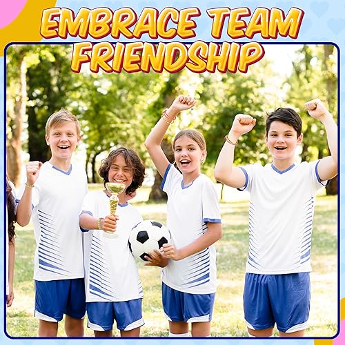 Miniatura 5 de Bedwina 36-Pcs Friendship Bracelets For Kids - Neon Adjustable Woven Rope Friendship Bracelets Bulk for Girls and Boys - Classroom Prizes for Kids