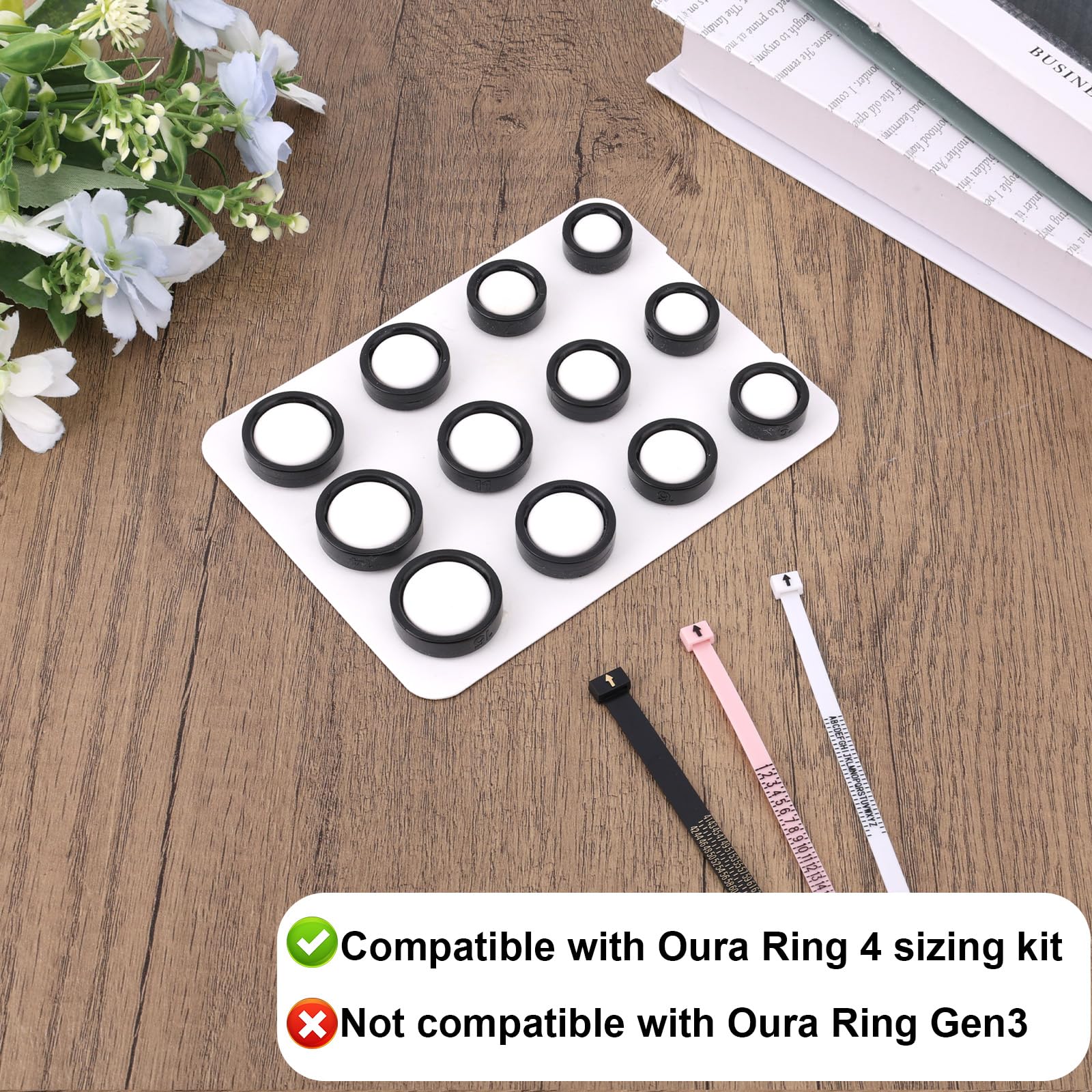 Oura Ring 4 Kit Misura, Silicone Set Dimensioni Dito US EU UK Misura Anelli