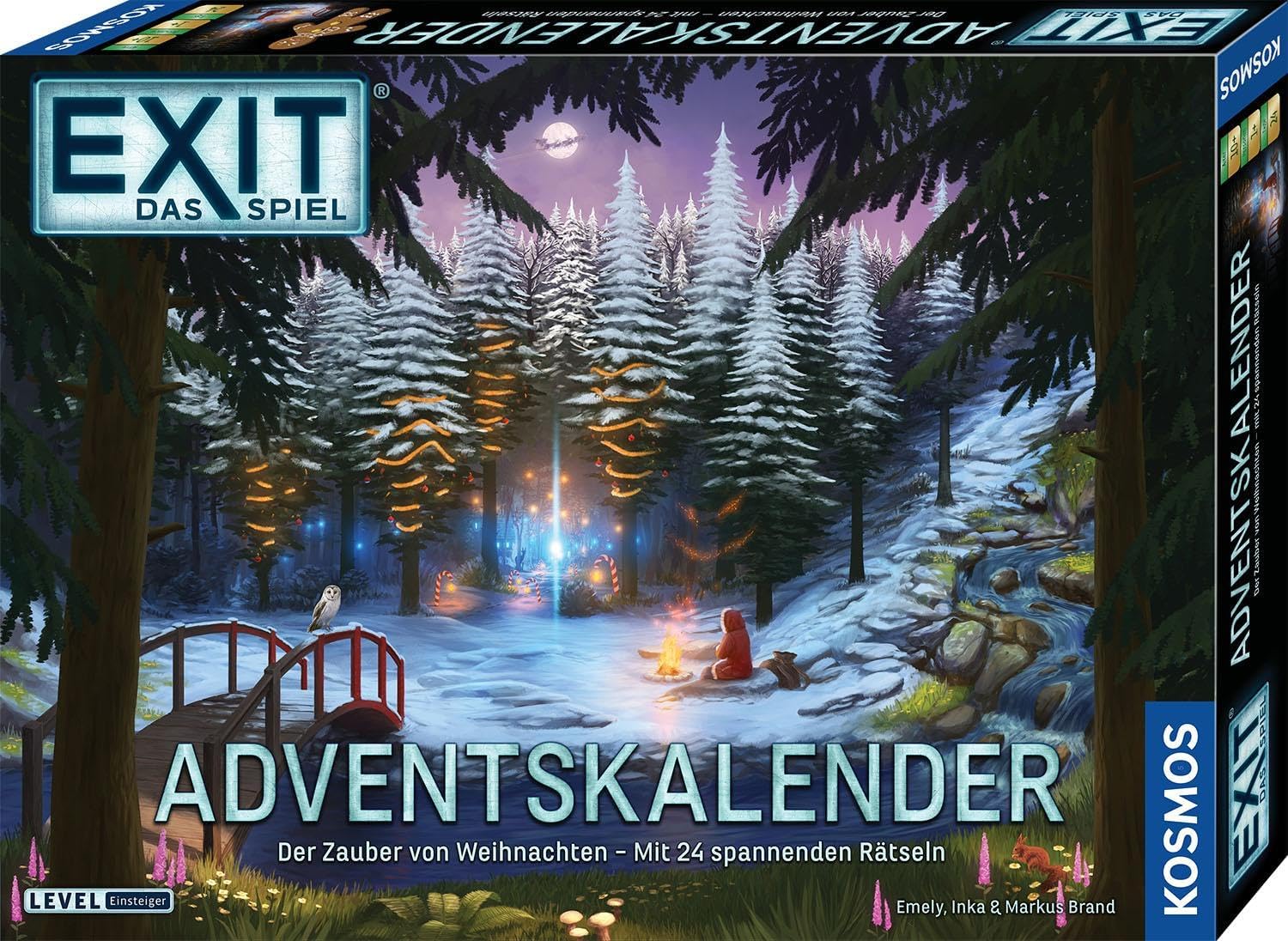 685348 EXIT - The Game Advent Calendar 2025, The Magic of Christmas with 24 Exciting Puzzles, Escape Game Advent Calendar