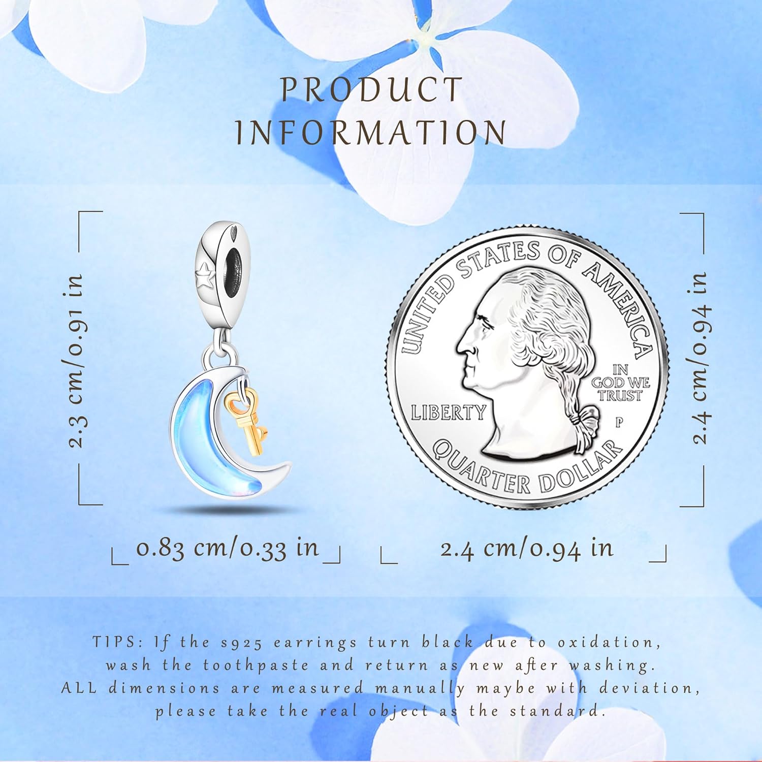 925 Sterling Silver Charms Beads for Bracelets Necklaces, Boho Dream Catcher Star Moon Shell Cat Butterfly Heart Airplane Pendant, Blue Purple Colorful Cute Jewelry Birthday Gift for Women Men - Image 6