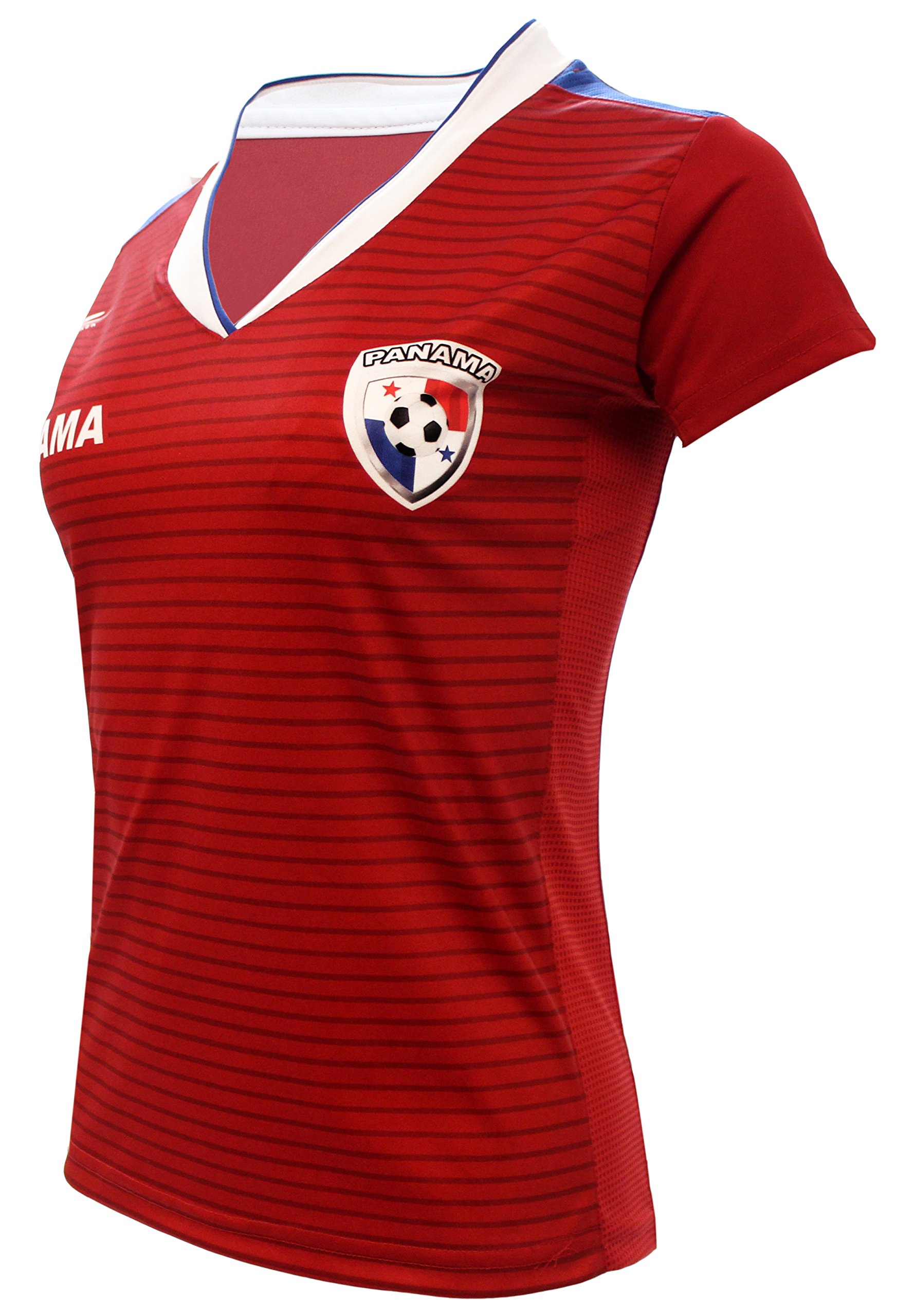 Women Fan Jersey Panama Red (Large)