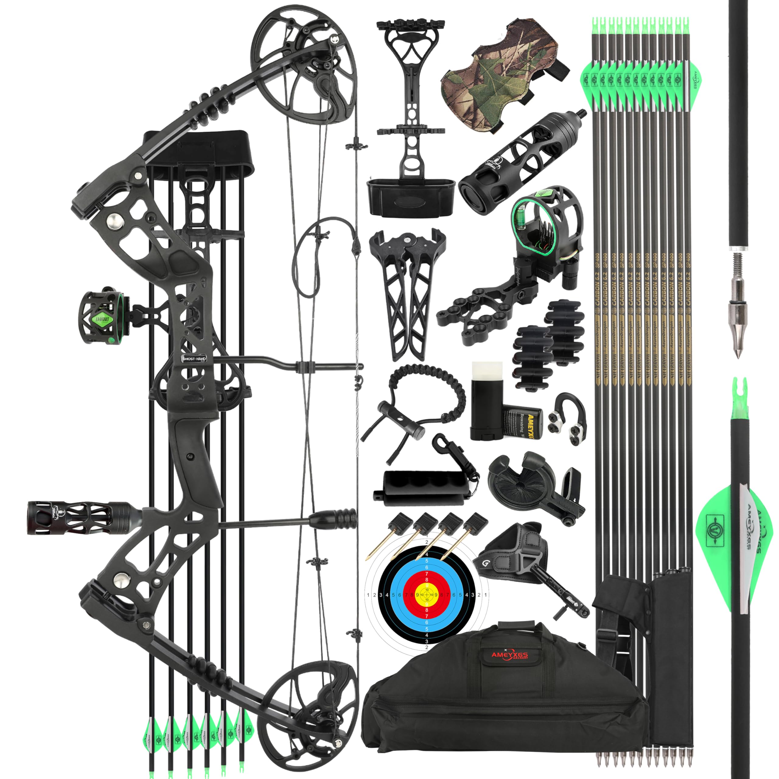 30,5 Zoll Compoundbogen 30~70lbs Bogenschießen Bogen und Pfeil Set Rabatt:75% Erwachsene Jagdbogen Zielschießenbogen mit Zubehör für Bogenfischen Jagd