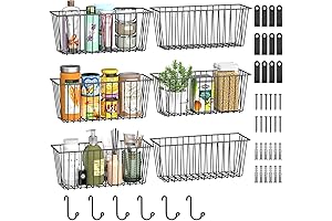 Simple Trending Wire Rack Hooks: Effortless Pantry Organization Solution