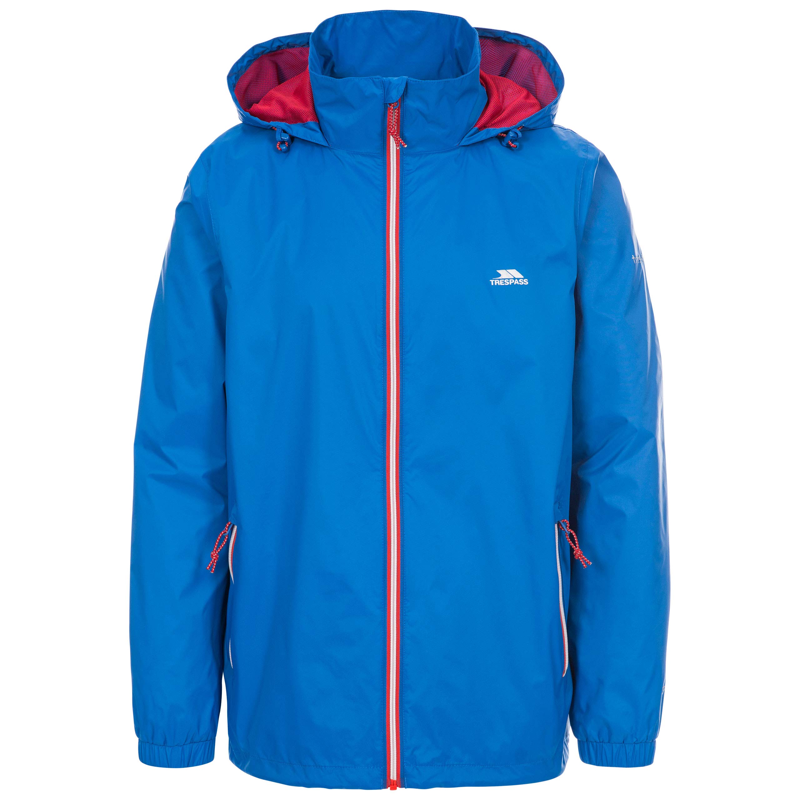 Trespass (M, Blue) Mens Waterproof Jacket With Hood Briar
