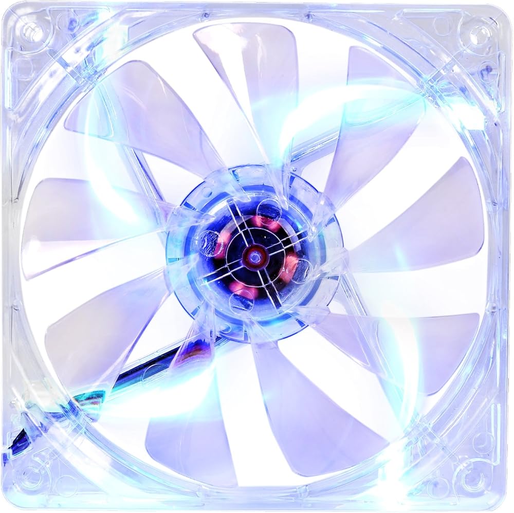 Thermaltake 120mm Pure 12 Series Blue LED Quiet High Airflow Case Fan - View 1