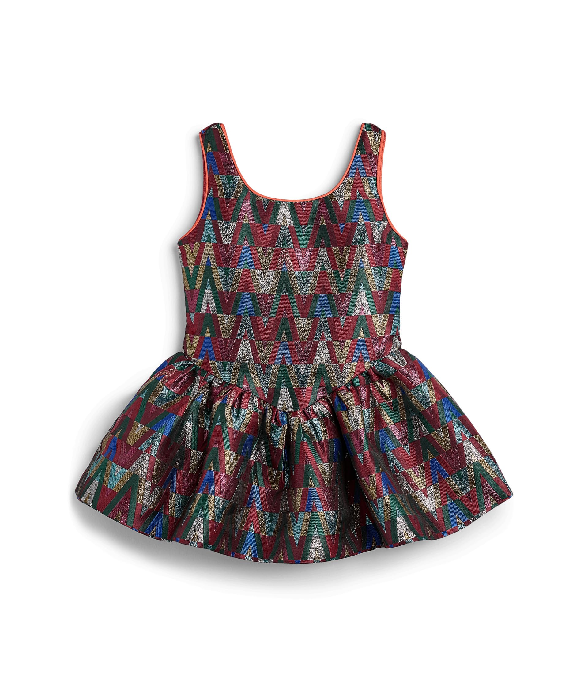 Lola and The Boys Rainbow Vibes Metallic Bubble Dress (Toddler/Little Kid/Big Kid)